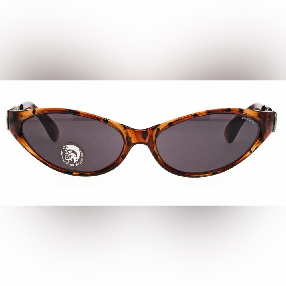 Diesel Gold and Black unisex sunglasses vintage 120